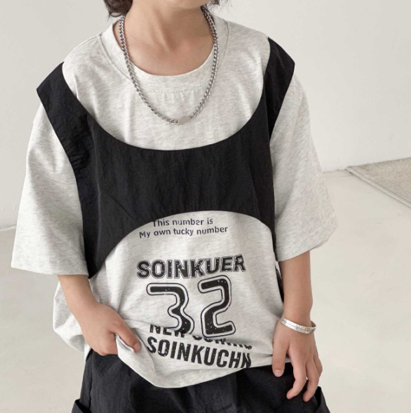 2025夏服新作韓国子供服　男の子　かっこいい　半袖ｔシャツ