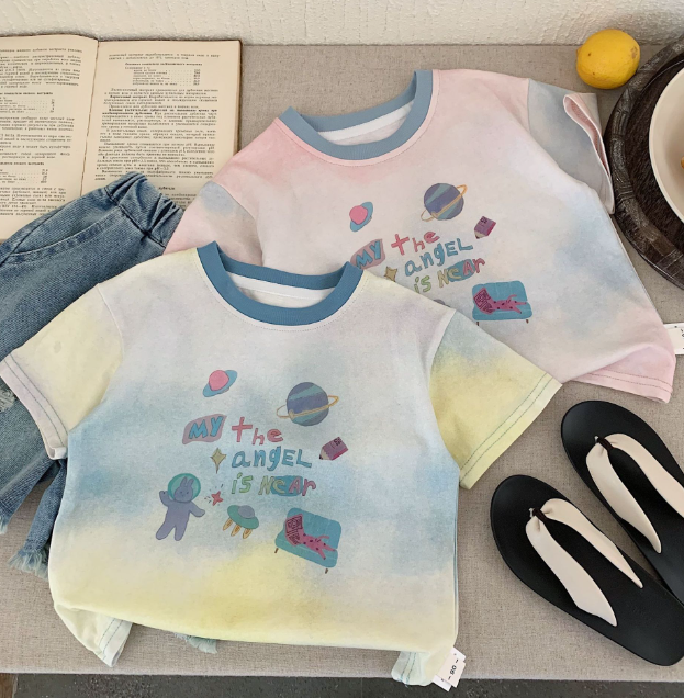 2025夏服新作韓国子供服　男の子　半袖ｔシャツ