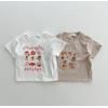 2025夏服新作韓国子供服　人気柄　半袖ｔシャツ