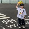 2025夏服新作韓国子供服　ミキー柄　半袖ｔシャツ  