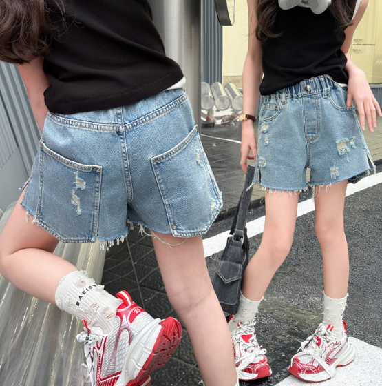 2025夏服新作韓国子供服　女の子　ショートパンツ