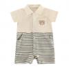 2025夏服新作ベビー服　くまちゃん柄　ロンパース
