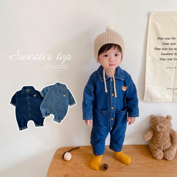 2025秋服新作韓国　ベビー服　ロンパース