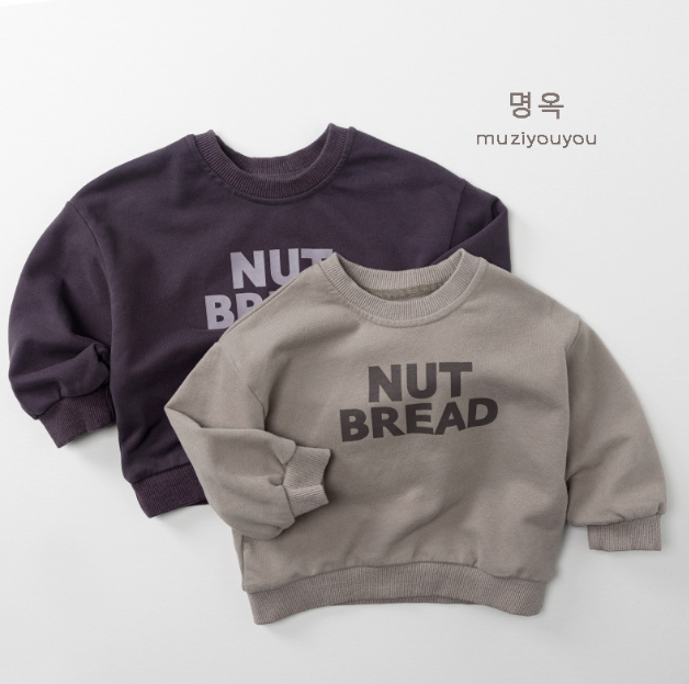 2025秋服新作韓国子供服　英字ロゴ　トレーナー