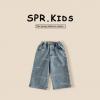 2025秋服新作韓国子供服　英字ロゴ　デニムパンツ