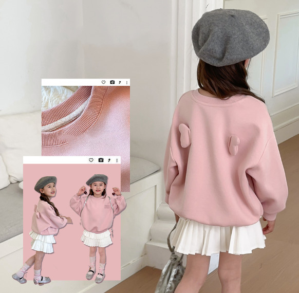 2025秋服新作韓国子供服　女の子　トップス