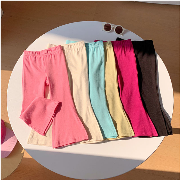 2025秋服新作韓国子供服　かわいい　フレアパンツ