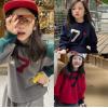 2025秋冬服新作韓国子供服　女の子　トップス