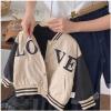 2025秋服新作韓国子供服　Love柄　ジャケット