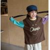 2025秋服新作韓国子供服  Cheese柄　長袖Ｔシャツ