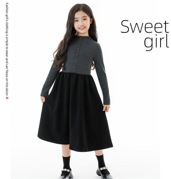 2025秋服新作韓国子供服　かわいい　ワンピース