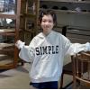2025秋服新作韓国子供服　英字ロゴ　パーカー