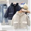 2025冬服新作韓国子供服　綿入れアウター