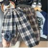 2025冬服新作韓国子供服　チェック柄パンツ