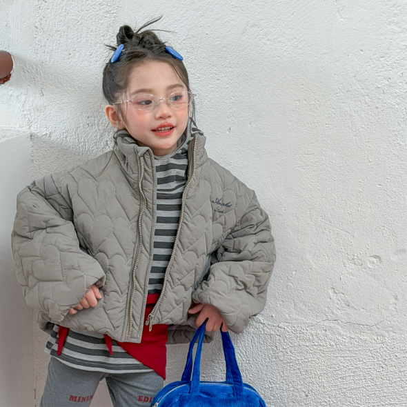 2025冬服新作韓国子供服　女の子　アウター