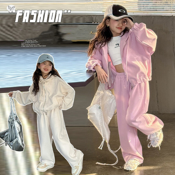 2026春服新作韓国子供服　女の子　上下セット