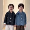 2026春服新作韓国子供服　デニムジャケット