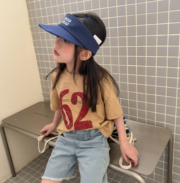 2026夏服新作韓国子供服　女の子　半袖ｔシャツ