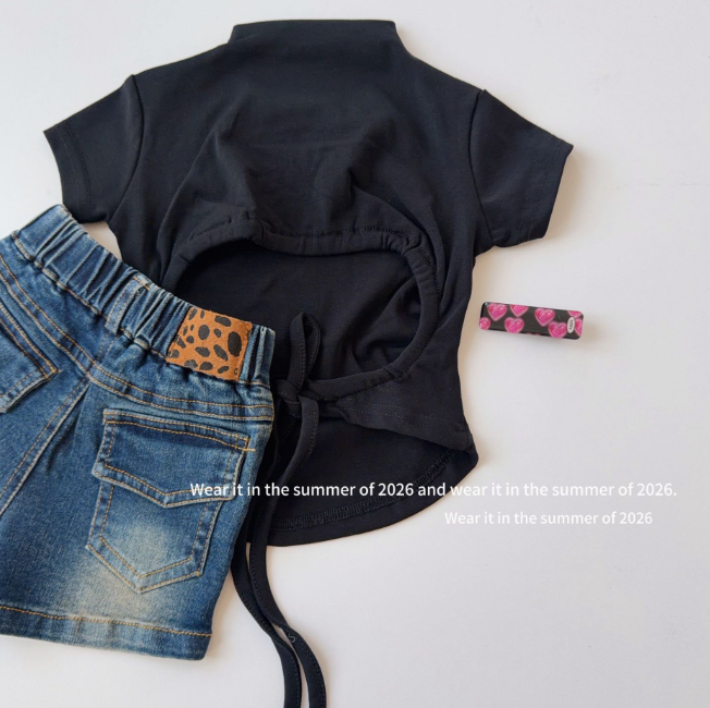 2026夏服新作韓国子供服　可愛い　半袖ｔシャツ