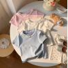 2026夏服新作韓国子供服　女の子　3色半袖ｔシャツ